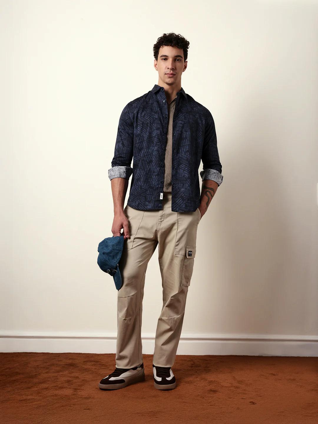 Men Printed Casual Full-Sleeve Shirt - Image 7