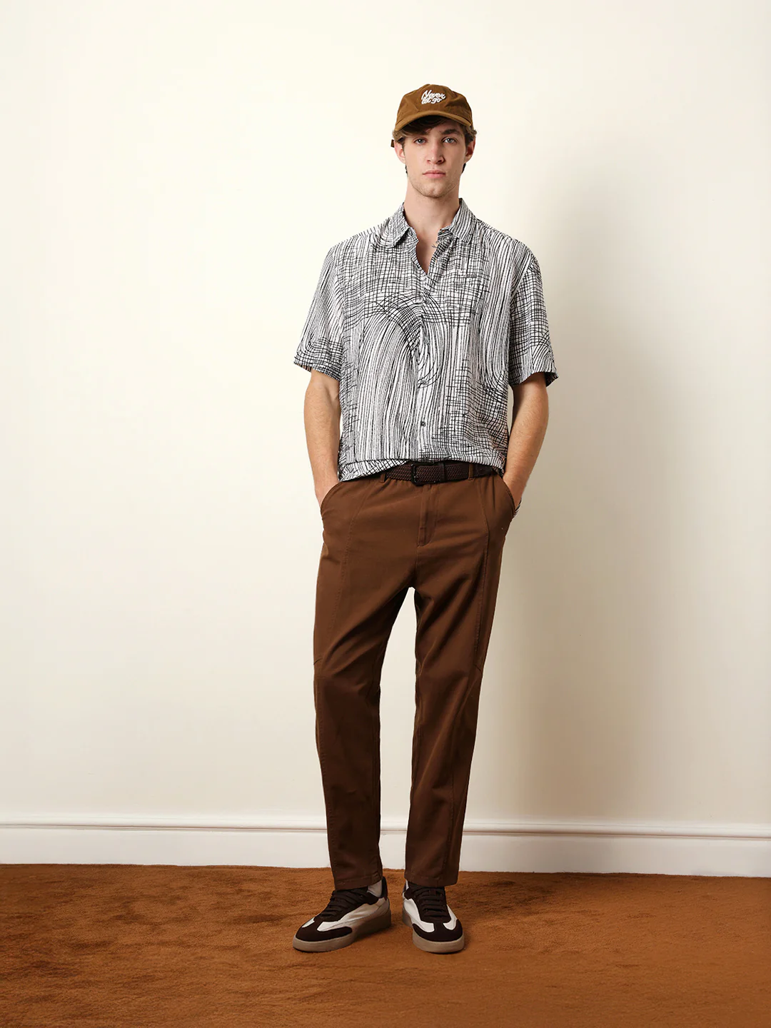 Men Printed Casual Half-Sleeve Shirt - Image 2