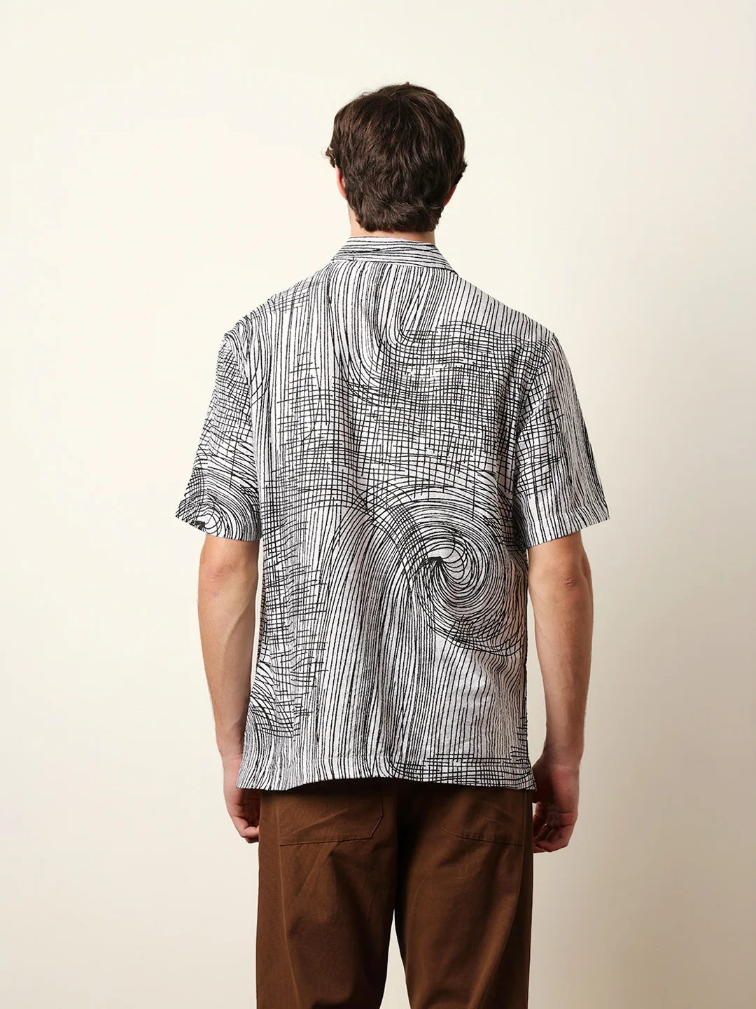 Men Printed Casual Half-Sleeve Shirt - Image 7
