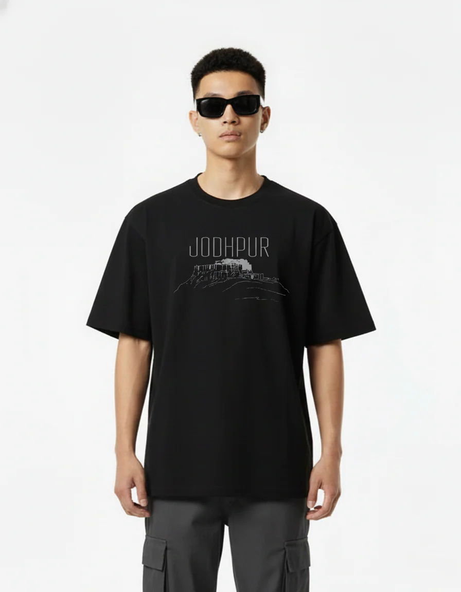 Men Printed Cotton Oversized T-Shirt - Image 5