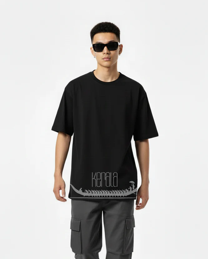 Men Printed Cotton Oversized T-Shirt - Image 5