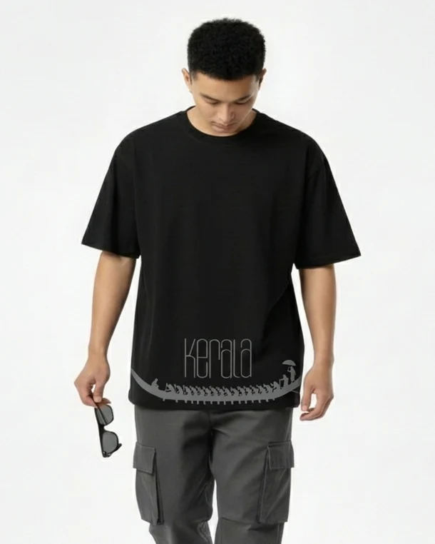 Men Printed Cotton Oversized T-Shirt - Image 6