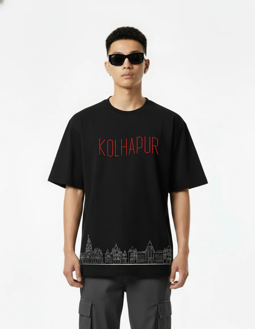 Men Printed Cotton Oversized T-Shirt - Image 4
