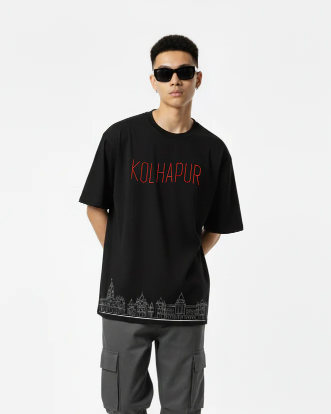 Men Printed Cotton Oversized T-Shirt - Image 5