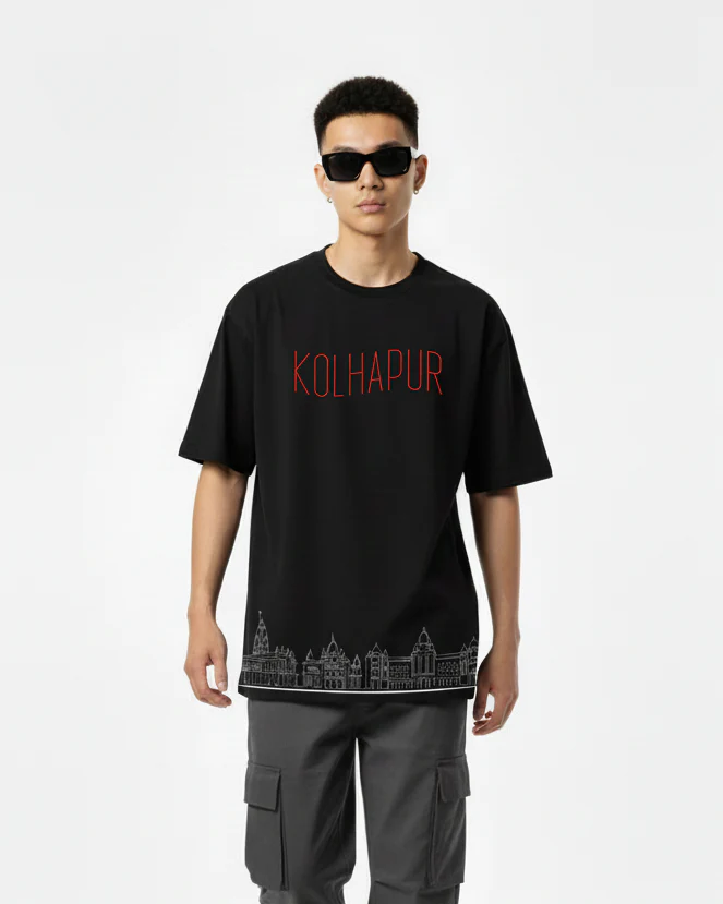 Men Printed Cotton Oversized T-Shirt - Image 6