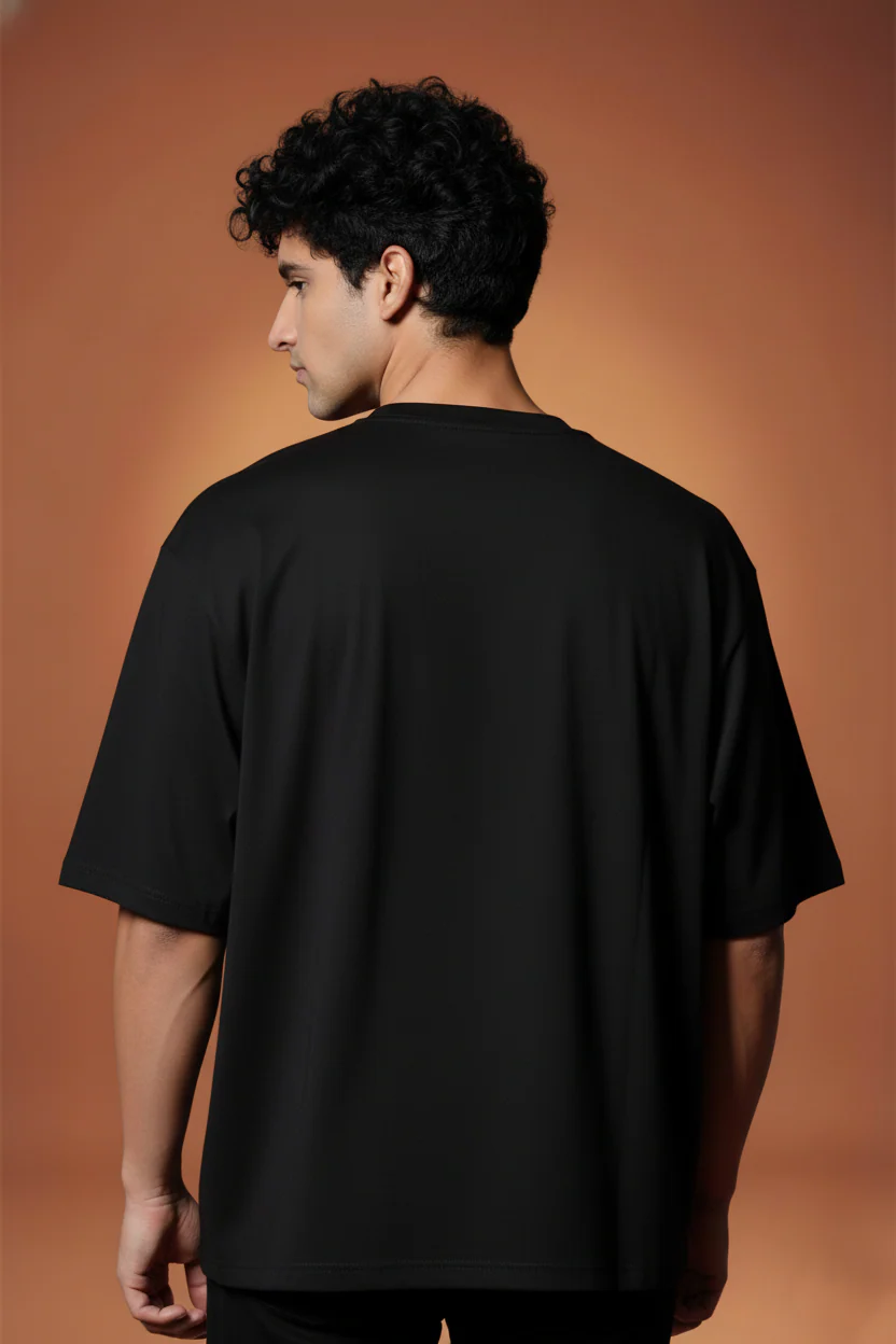 Men Printed Cotton Oversized T-Shirt - Image 2