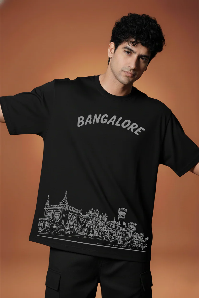 Men Printed Cotton Oversized T-Shirt - Image 4