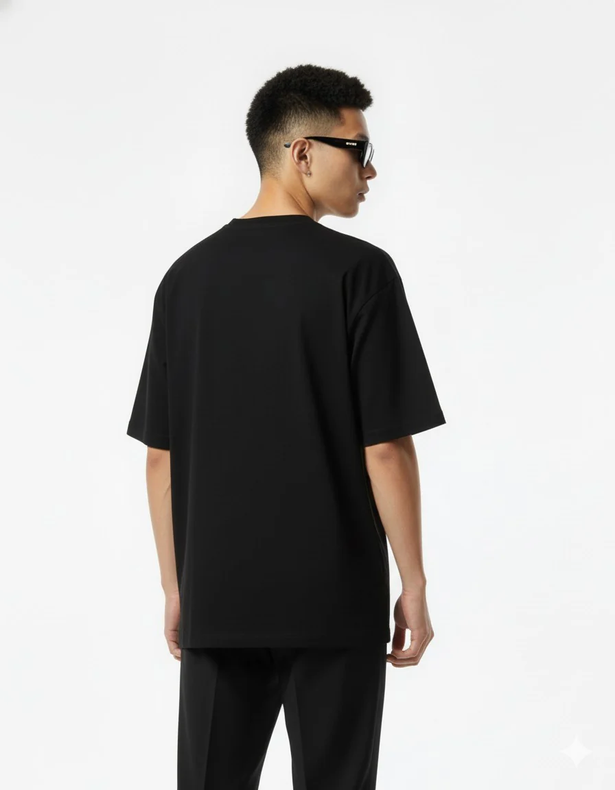 Men Printed Cotton Oversized T-Shirt - Image 3