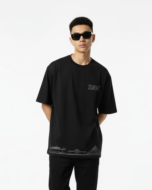 Men Printed Cotton Oversized T-Shirt - Image 12