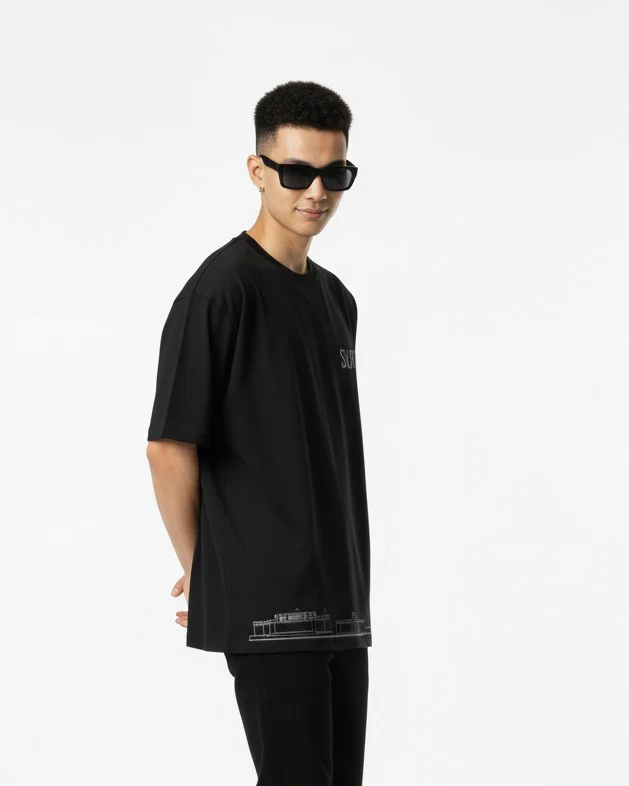 Men Printed Cotton Oversized T-Shirt - Image 9