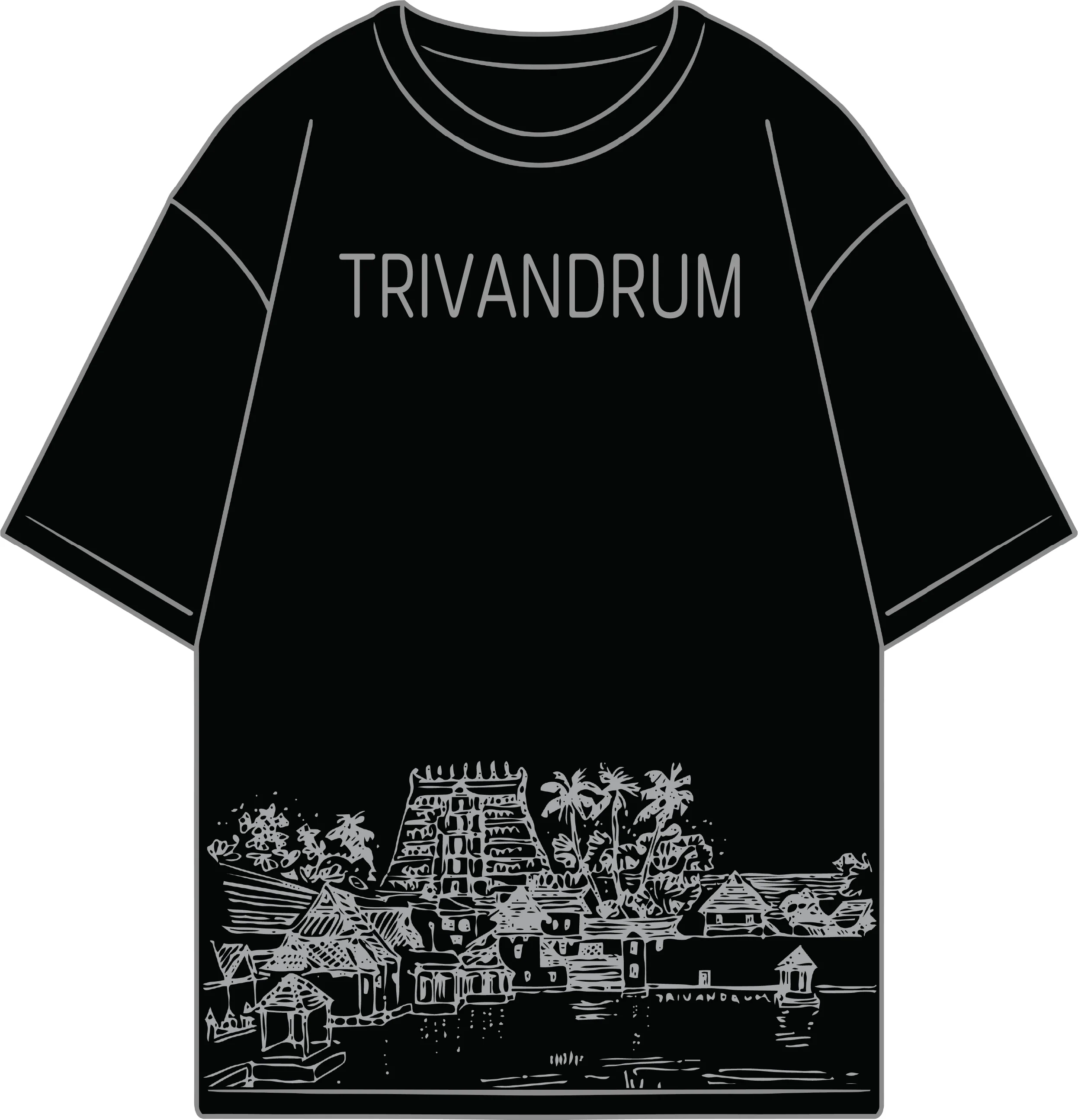 Men Printed Cotton Oversized T-Shirt - Image 17
