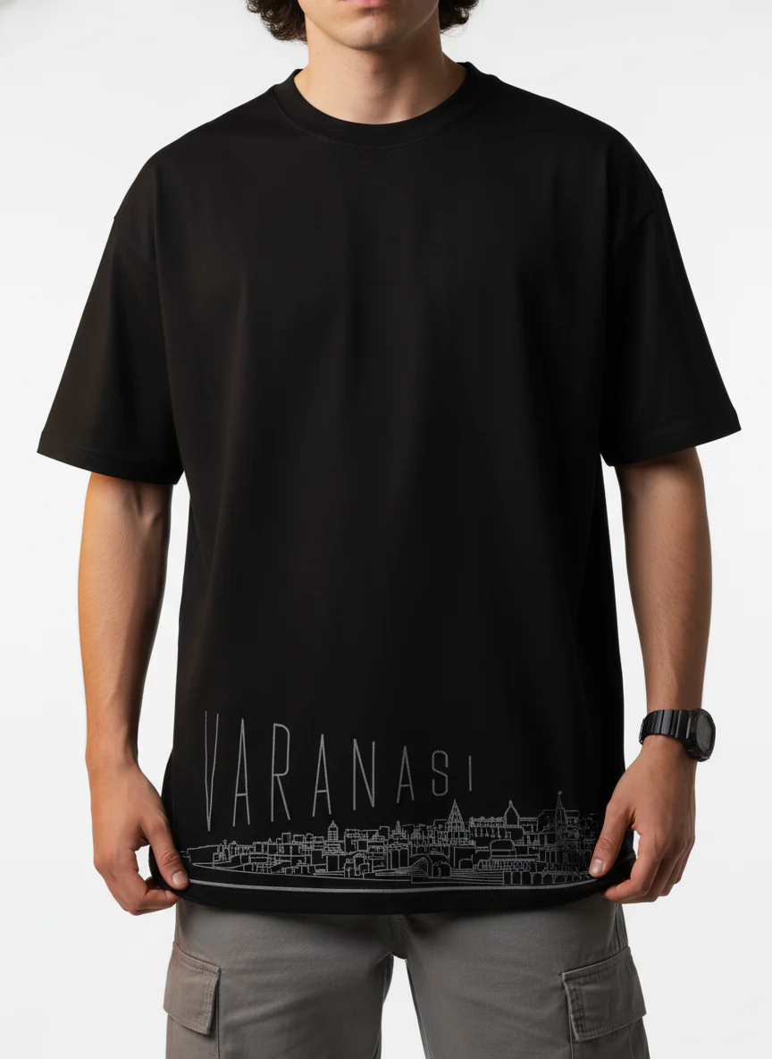 Men Printed Cotton Oversized T-Shirt - Image 12