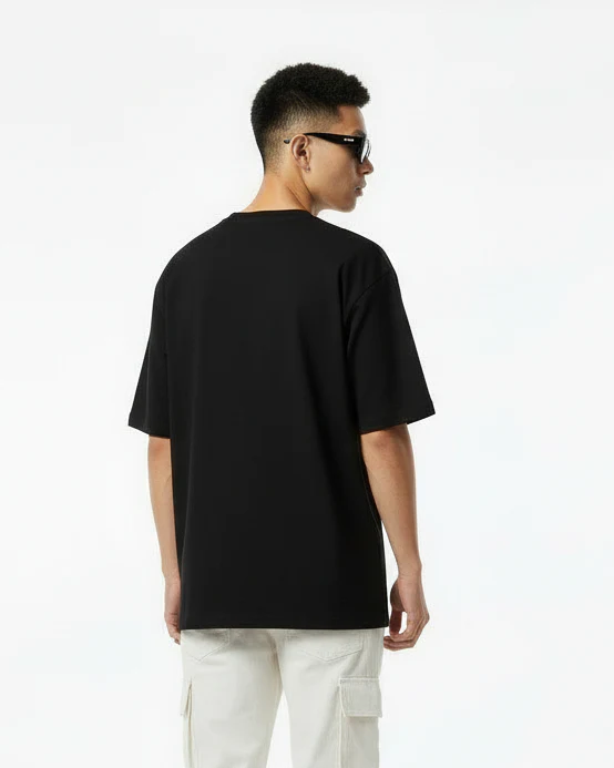 Men Printed Cotton Oversized T-Shirt - Image 3