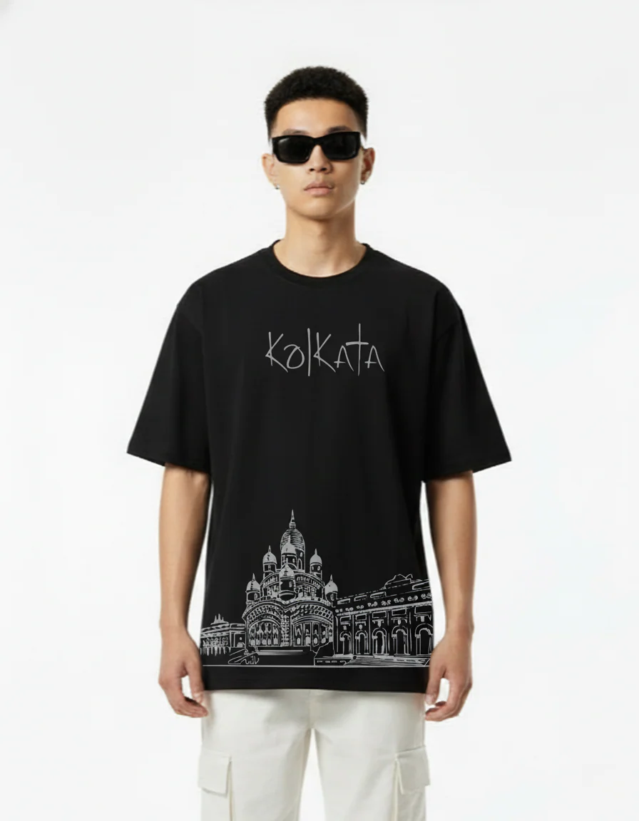 Men Printed Cotton Oversized T-Shirt - Image 6