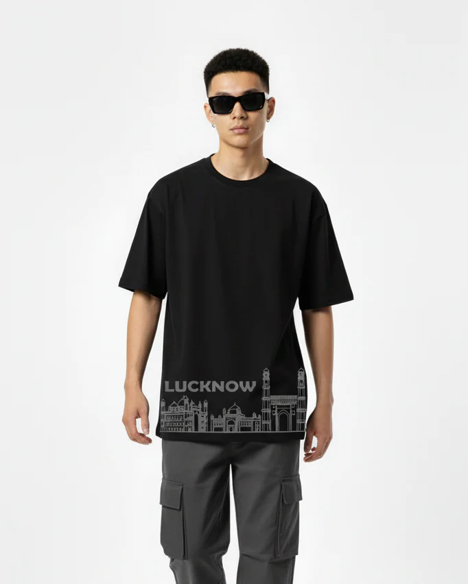Men Printed Cotton Oversized T-Shirt - Image 6