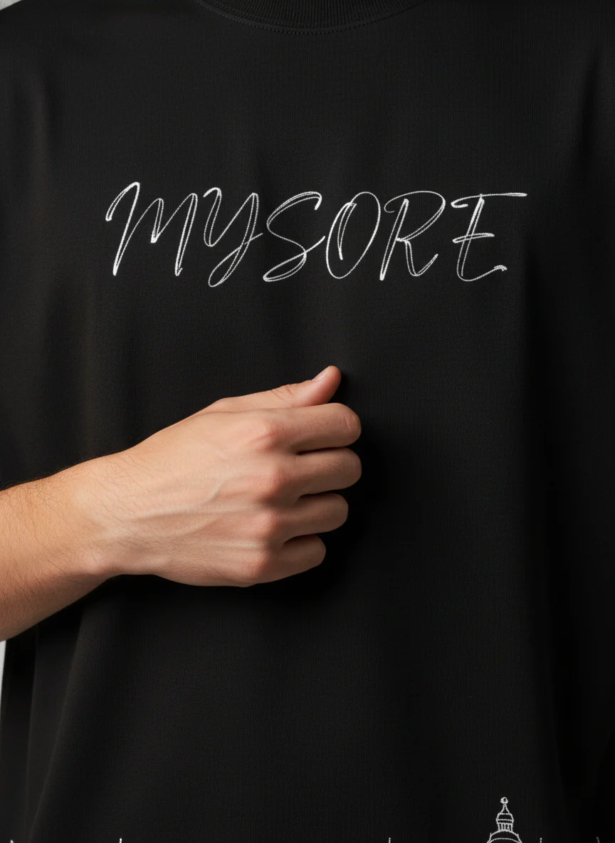Men Printed Cotton Oversized T-Shirt - Image 15
