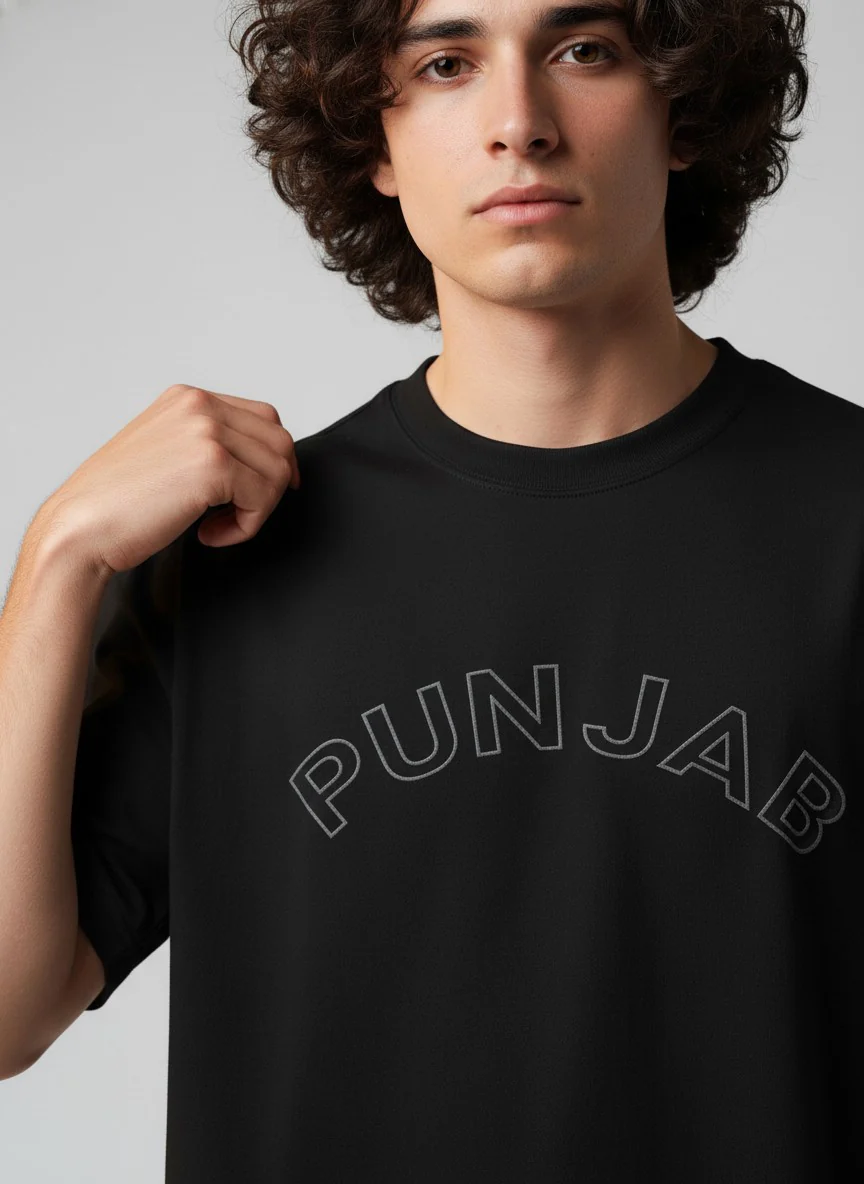 Men Printed Cotton Oversized T-Shirt - Image 11
