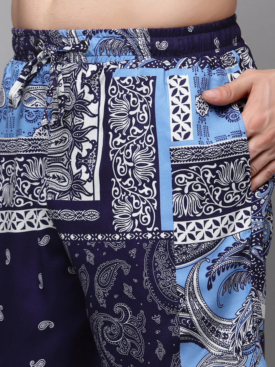 Men Printed Half Sleeve CoOrd Set - Image 6