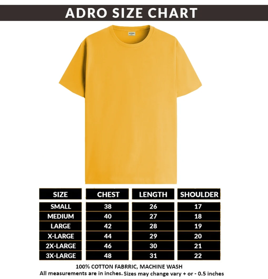 Men Printed Light Mustard T Shirt - Image 6