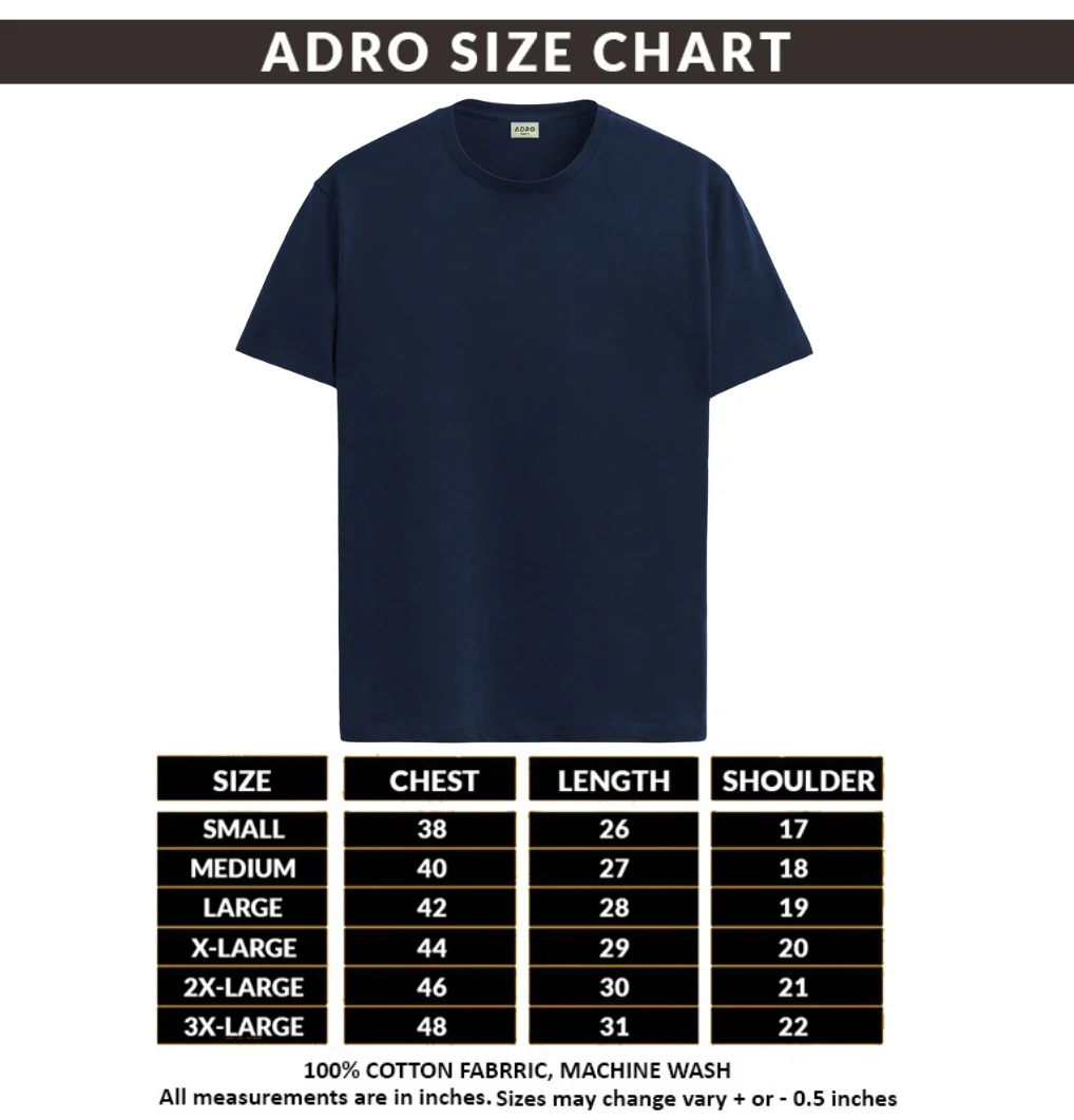 Men Printed Light Navy Blue T Shirt - Image 6