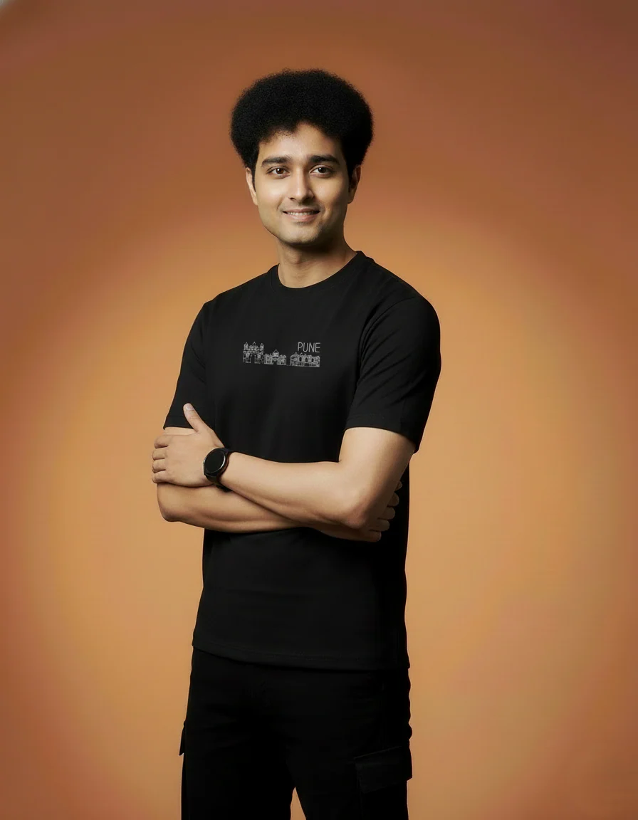 Men Printed Regular Cotton T-Shirt - Image 4