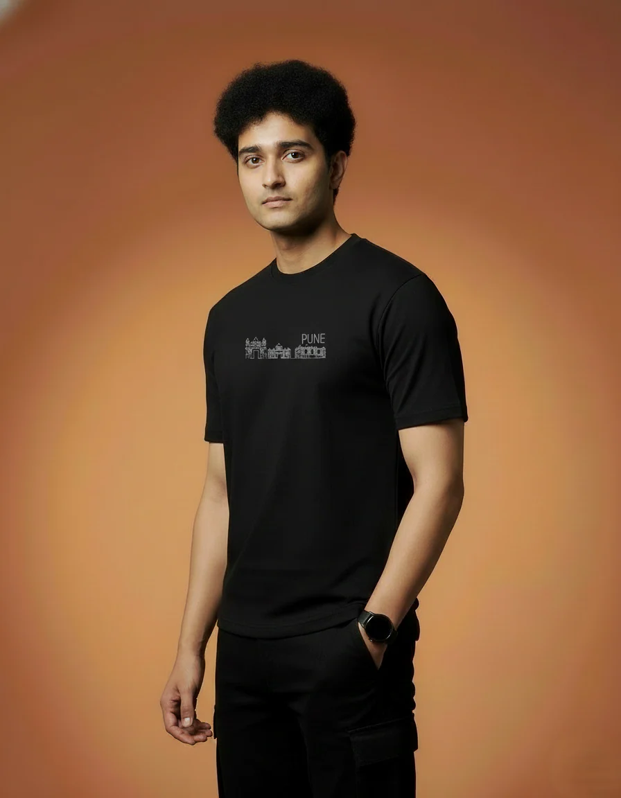 Men Printed Regular Cotton T-Shirt - Image 5