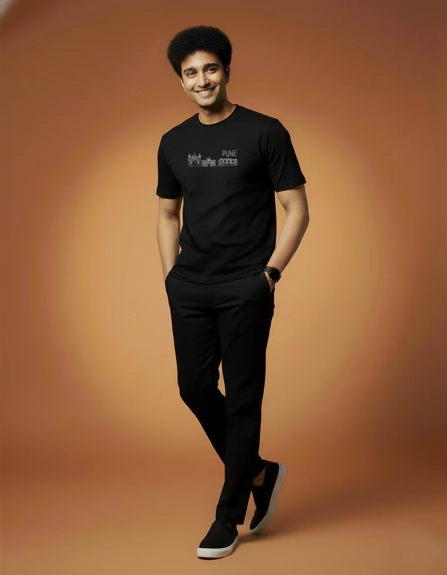 Men Printed Regular Cotton T-Shirt - Image 6