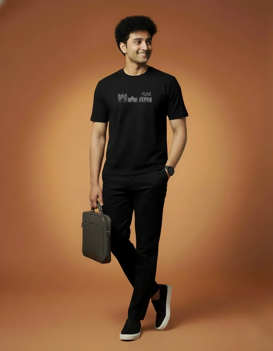 Men Printed Regular Cotton T-Shirt - Image 7