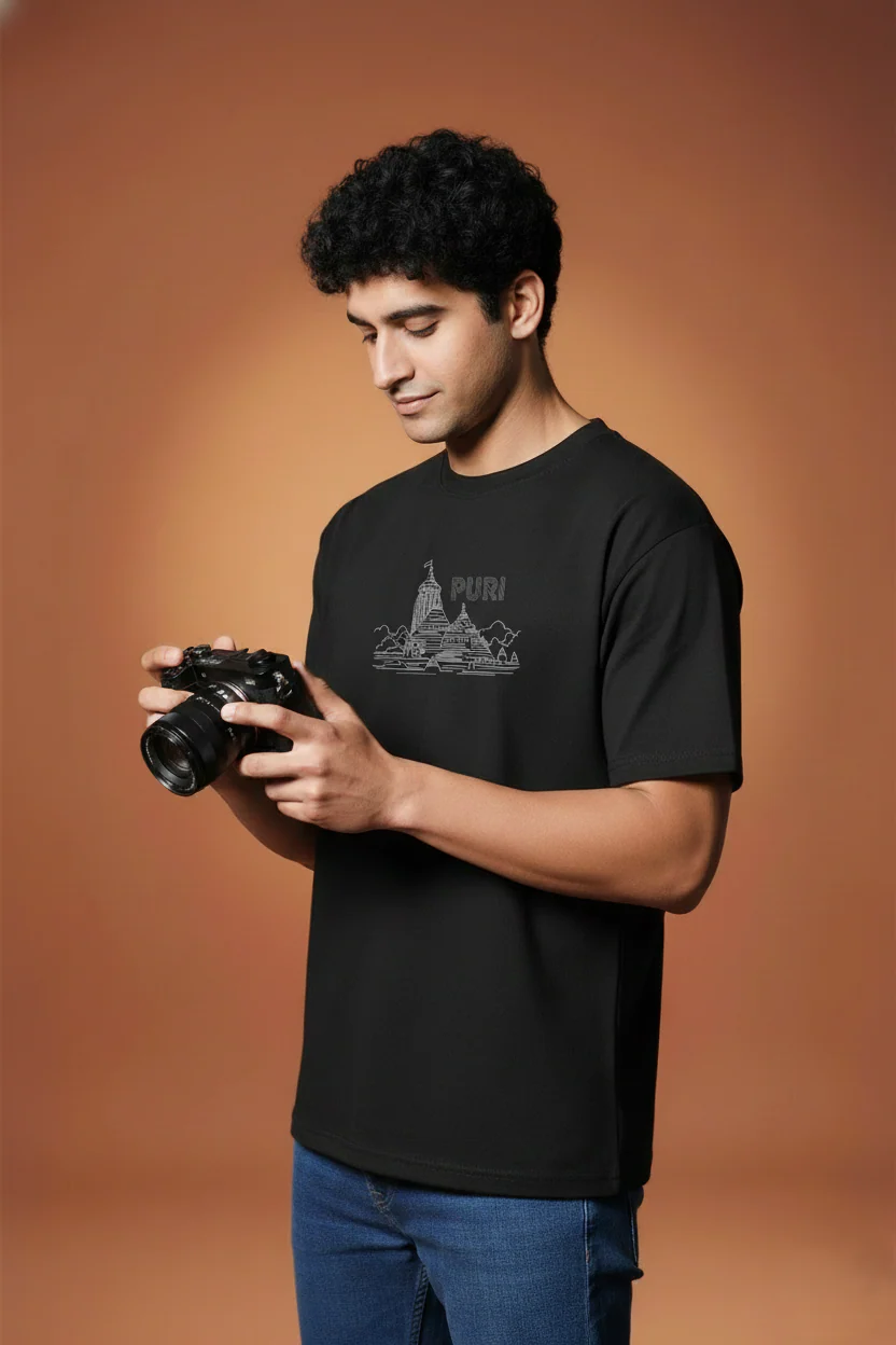 Men Printed Regular Cotton T-Shirt - Image 4