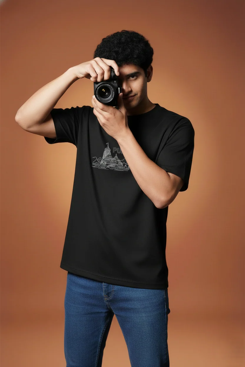 Men Printed Regular Cotton T-Shirt - Image 5