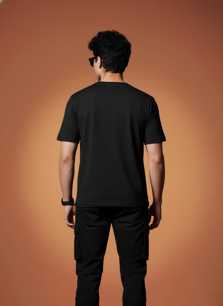 Men Printed Regular Cotton T-Shirt - Image 2