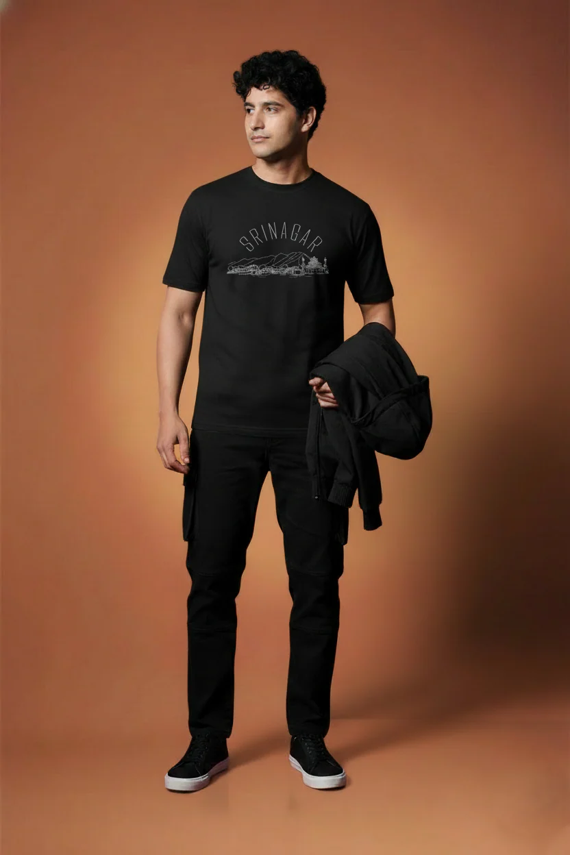 Men Printed Regular Cotton T-Shirt - Image 6