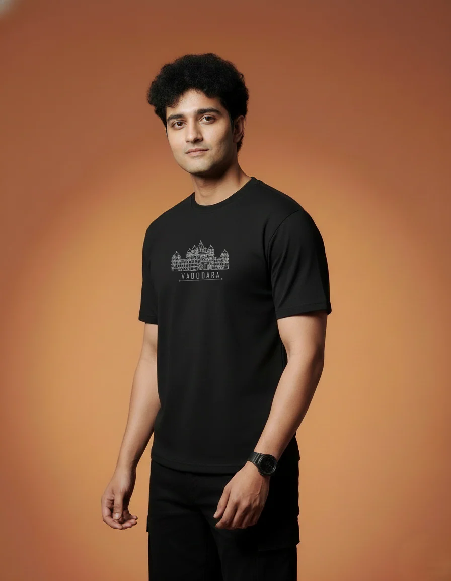 Men Printed Regular Cotton T-Shirt - Image 4