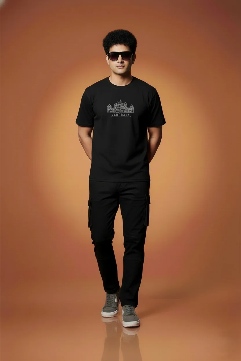 Men Printed Regular Cotton T-Shirt - Image 6
