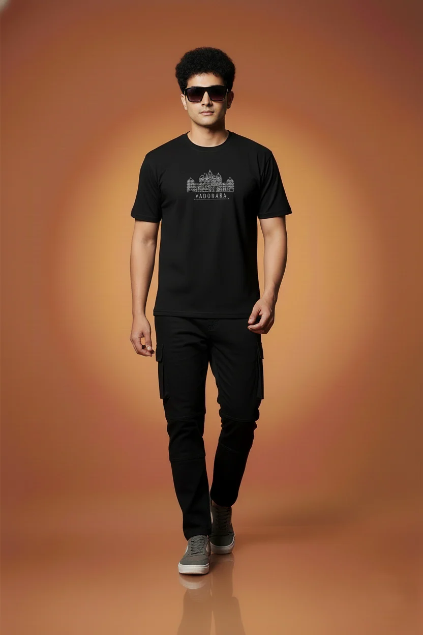 Men Printed Regular Cotton T-Shirt - Image 7