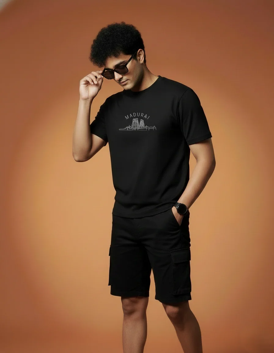 Men Printed Regular Cotton T-Shirt - Image 3
