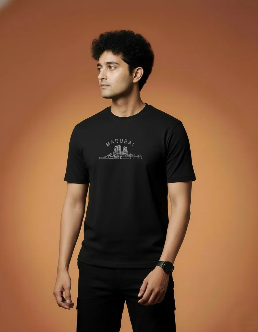 Men Printed Regular Cotton T-Shirt - Image 4