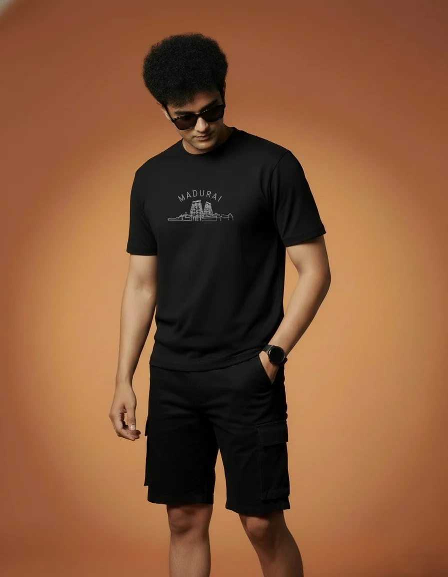 Men Printed Regular Cotton T-Shirt - Image 5