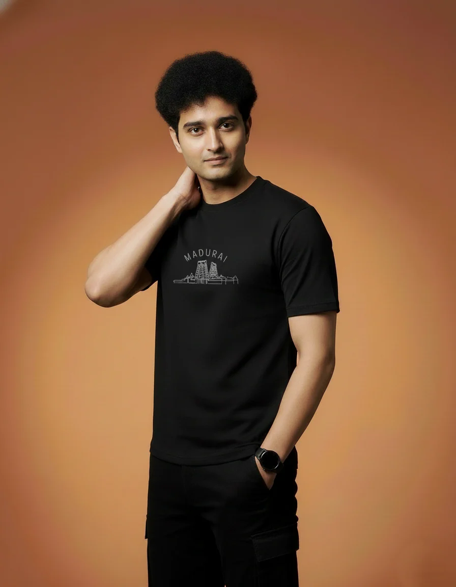 Men Printed Regular Cotton T-Shirt - Image 6