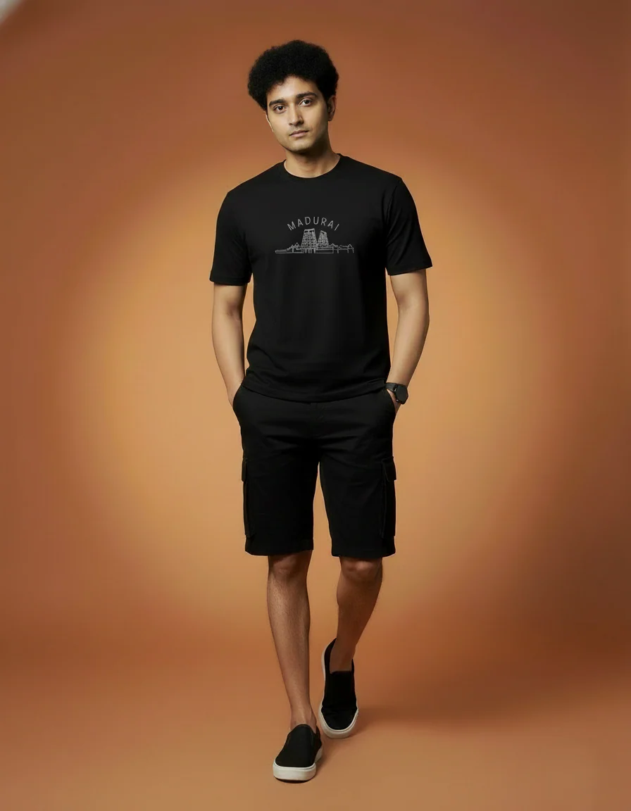 Men Printed Regular Cotton T-Shirt - Image 7