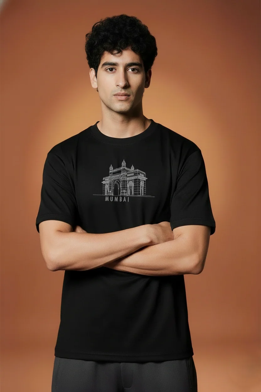 Men Printed Regular Cotton T-Shirt - Image 3