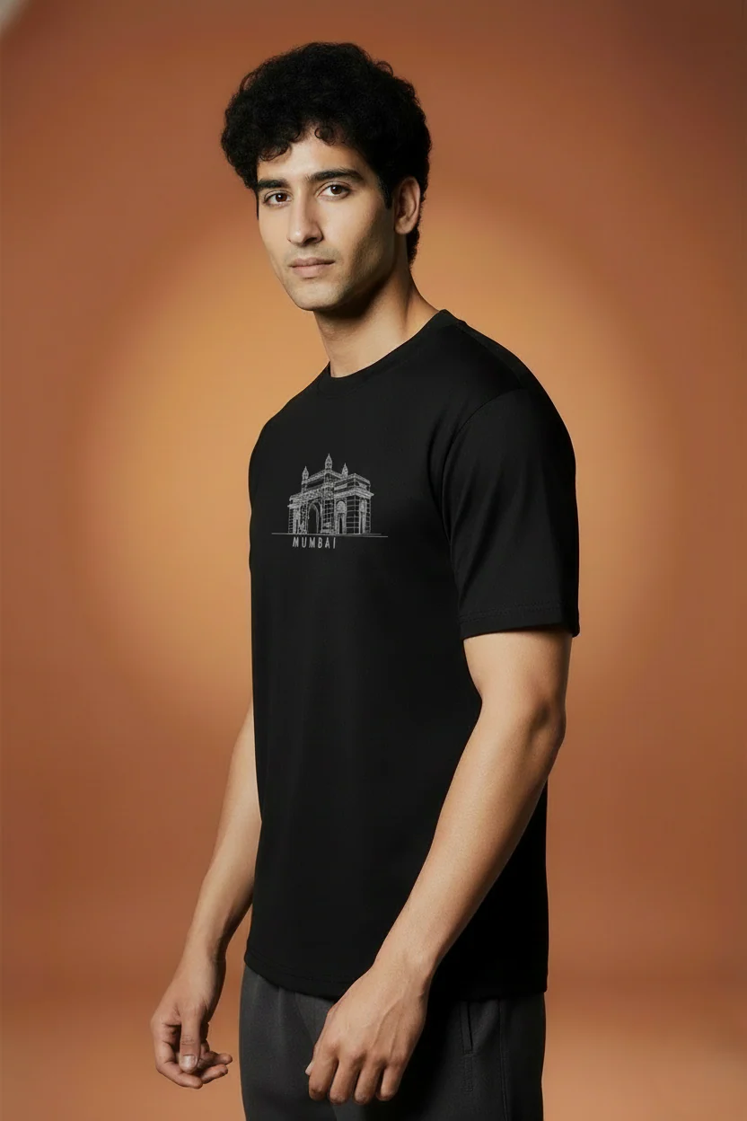 Men Printed Regular Cotton T-Shirt - Image 4