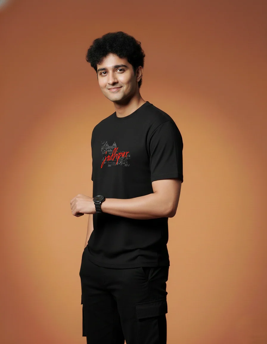 Men Printed Regular Cotton T-Shirt - Image 3