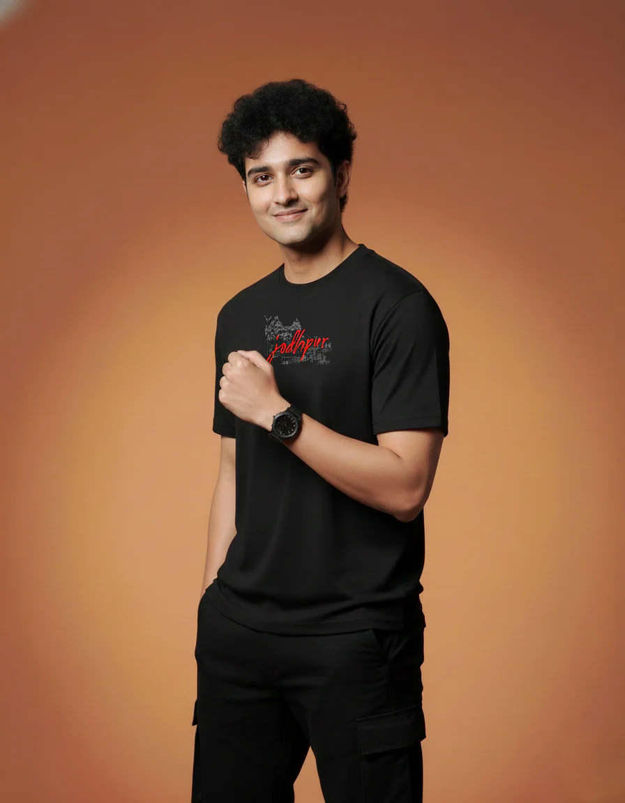 Men Printed Regular Cotton T-Shirt - Image 5