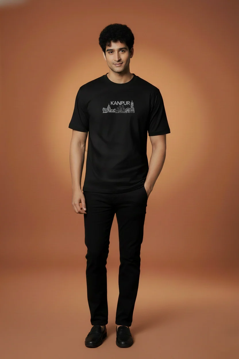 Men Printed Regular Cotton T-Shirt - Image 7