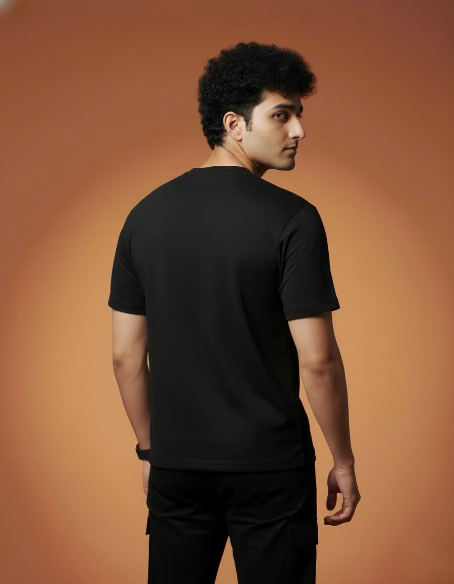 Men Printed Regular Cotton T-Shirt - Image 2