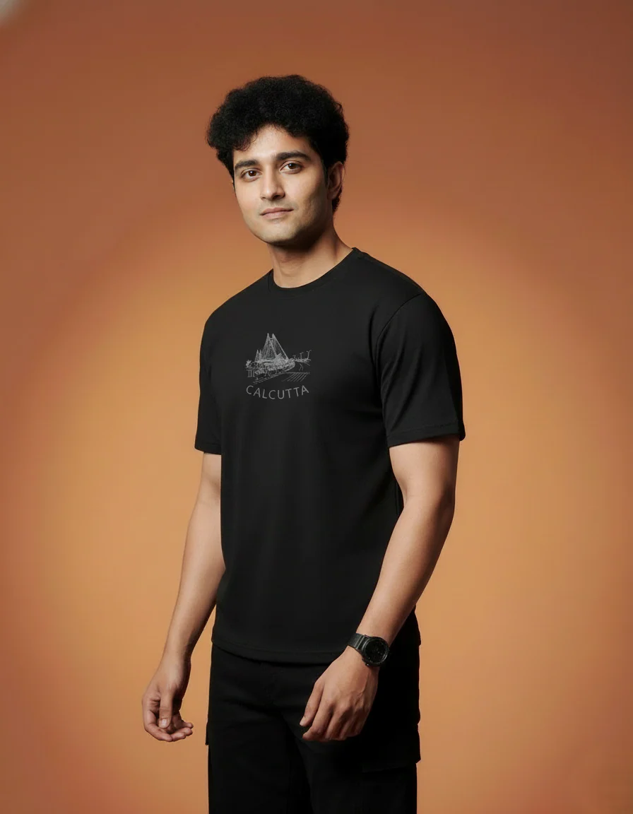 Men Printed Regular Cotton T-Shirt - Image 4
