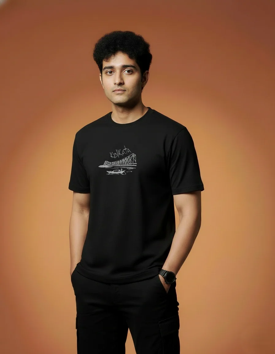 Men Printed Regular Cotton T-Shirt - Image 3
