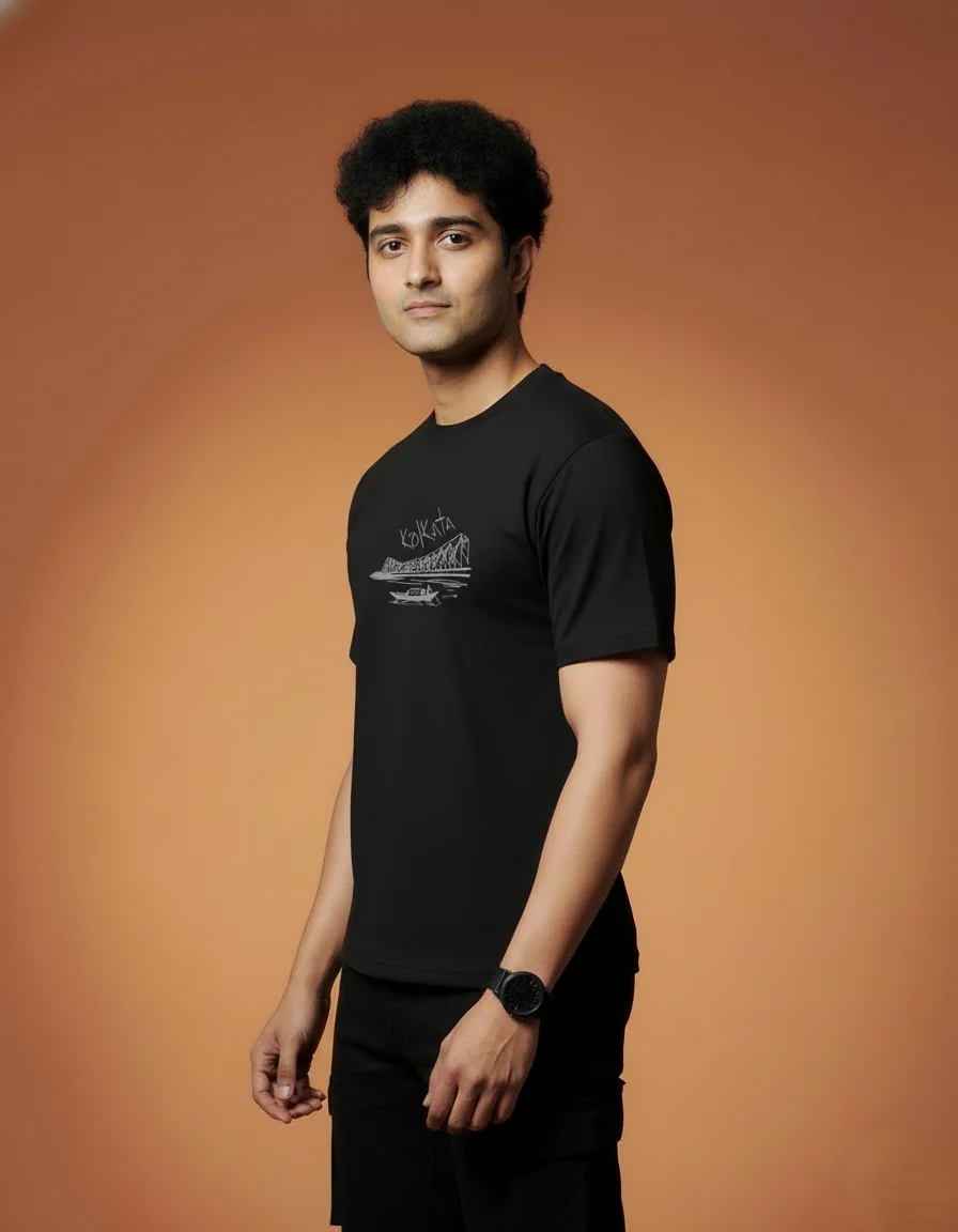 Men Printed Regular Cotton T-Shirt - Image 5