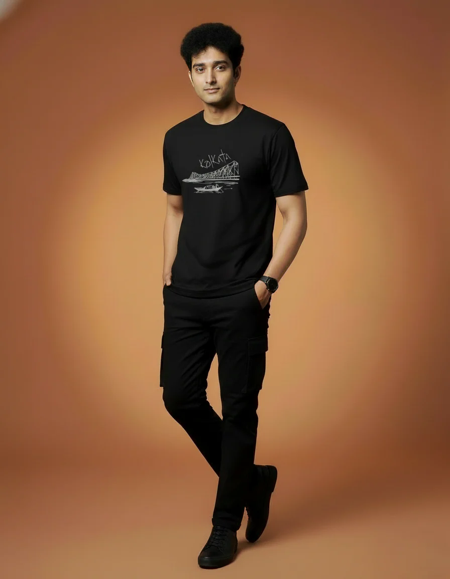 Men Printed Regular Cotton T-Shirt - Image 6